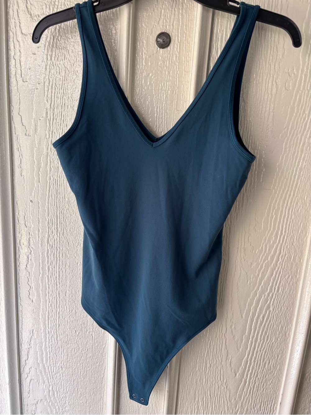 Abercrombie & Fitch Teal V-Neck Bodysuit